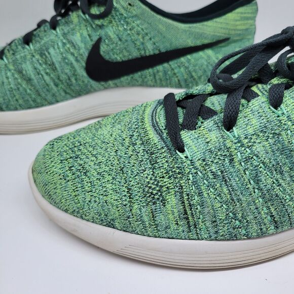 Nike 843764-300 LunarEpic Flyknit Mens Seaweed Green Running Sneakers Size US 15 - Picture 12 of 16